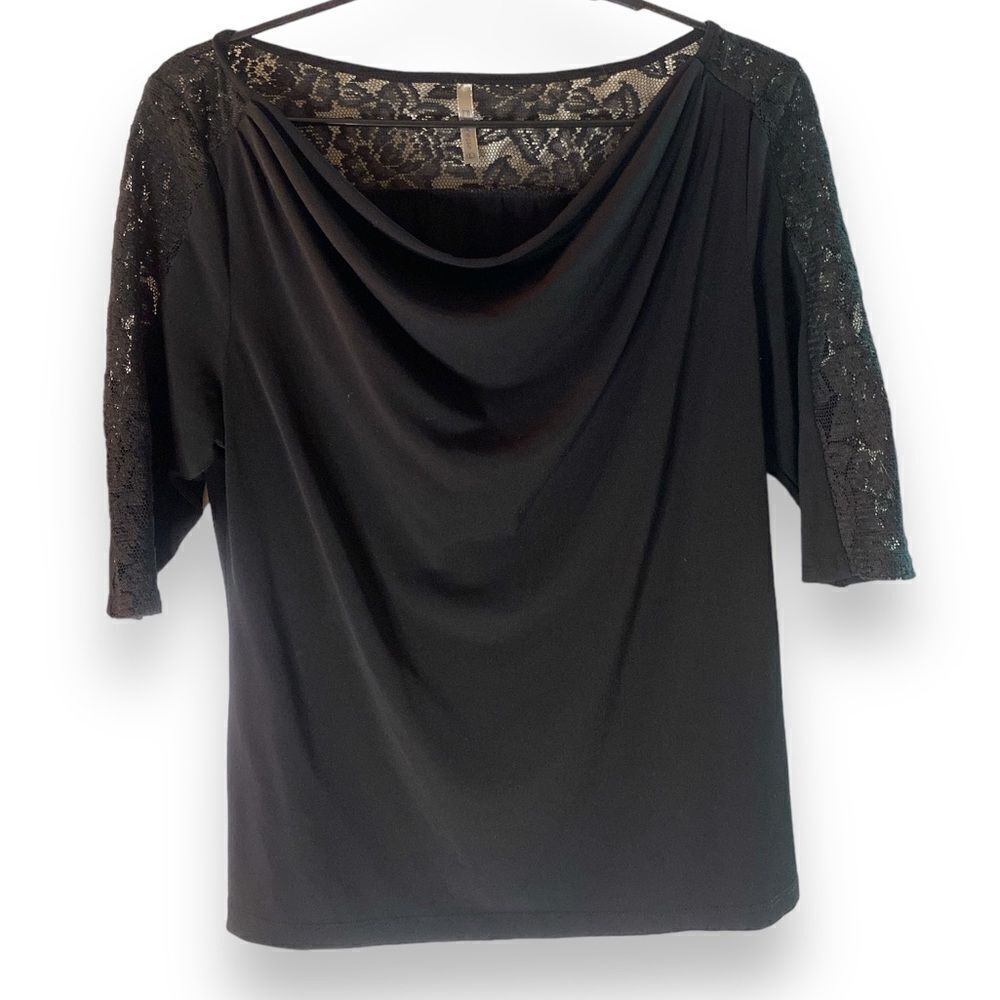 Black lace blouse from espresso size large
